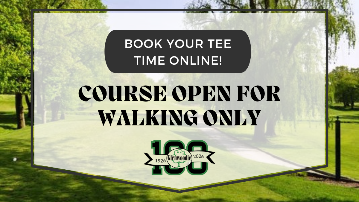 Course Open For Walking